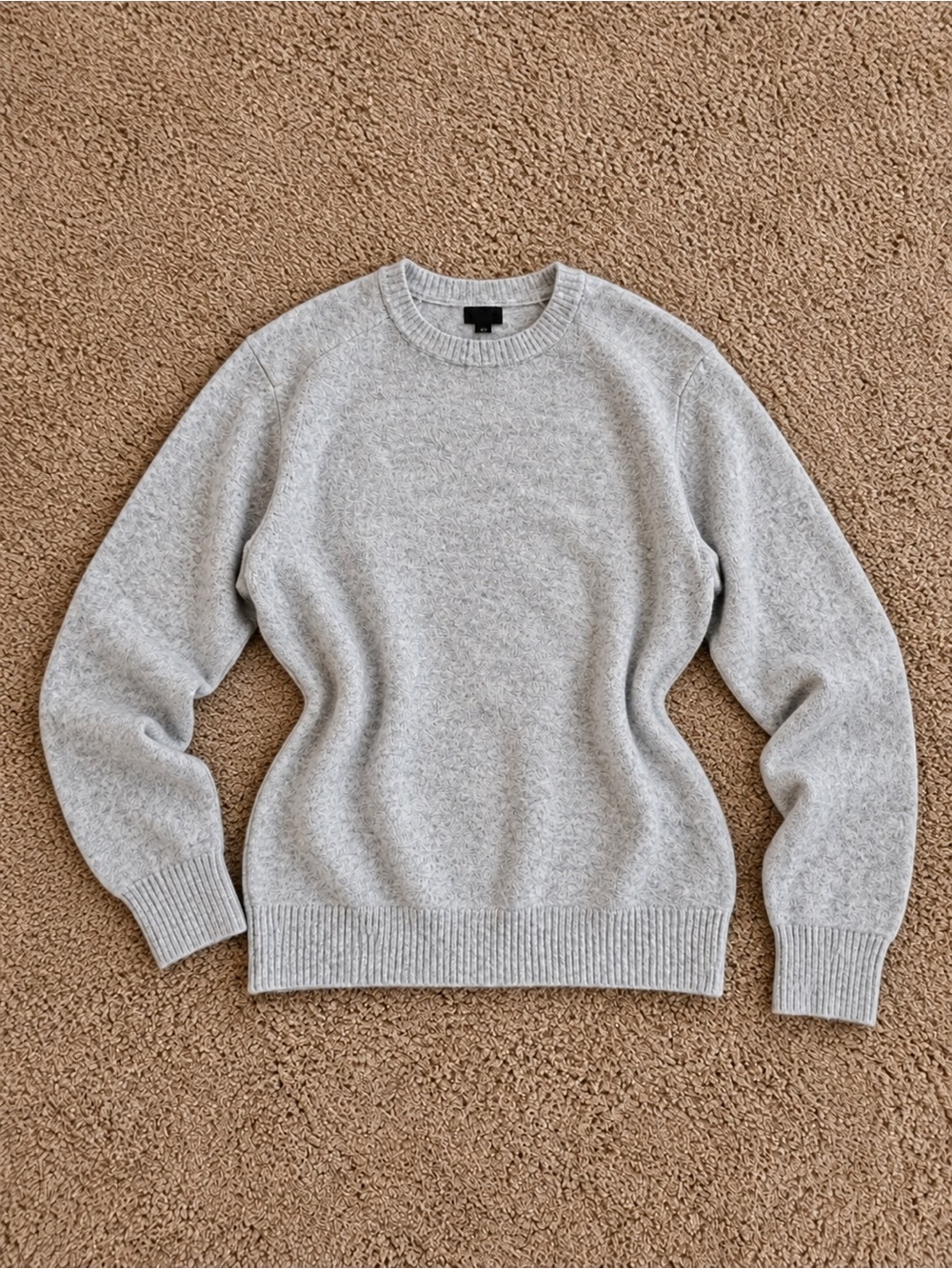 J. Crew Light Gray Crewneck Sweater
